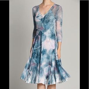 Komarov Pleated A-line dress 👗 One of a kind 🙌